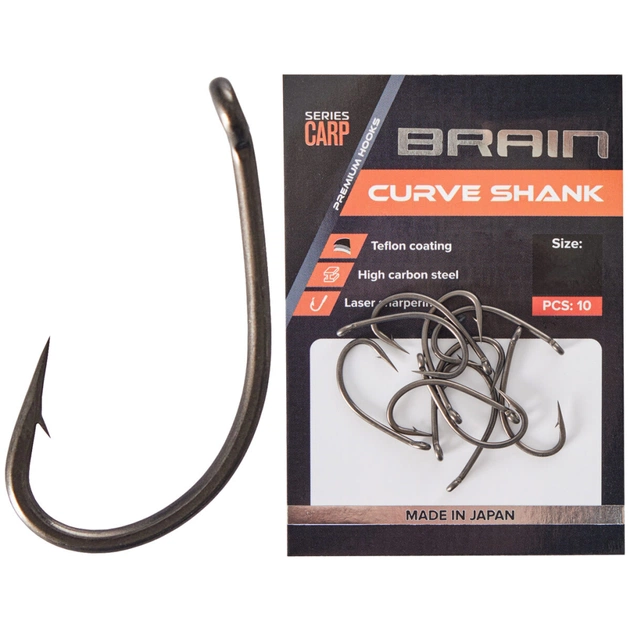 Гачок Brain Curve Shank 2 (10 шт/уп) (1858.80.13) - изображение 1