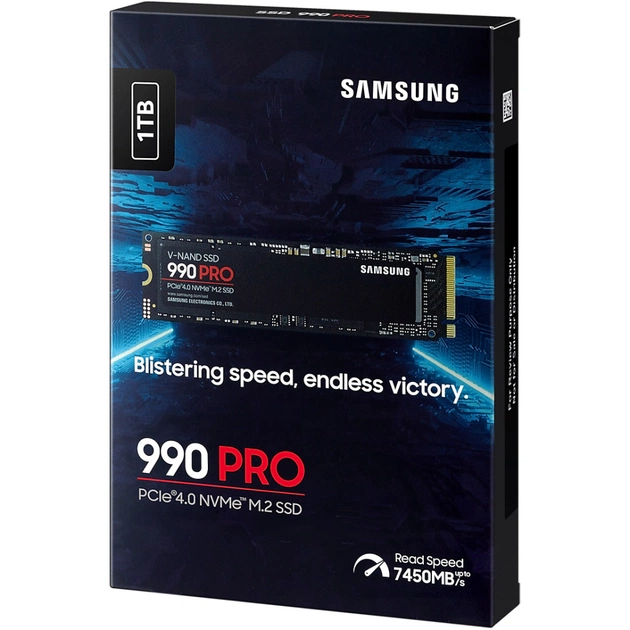 Накопитель SSD M.2 2280 1TB 990 PRO Samsung (MZ-V9P1T0BW) - изображение 6