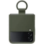 Чeхол-накладка Samsung Silicone Cover with Ring для Samsung Galaxy Flip 4 SM-F721 Khaki (EF-PF721TGEGUA) - уменьшенное изображение 3