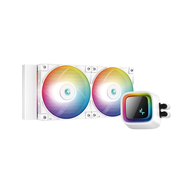 Система рідинного охолодження Deepcool LS520 White - зображення 1