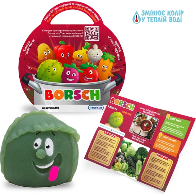 Антистрес Borsch сюрприз у вигляді овочу 8 шт на дисплеї (41/CN23-CDU) - picture 5