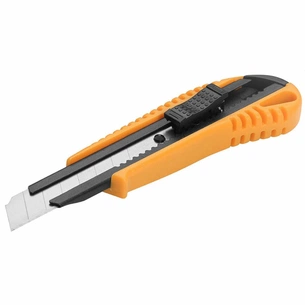 Ніж монтажний Tolsen сегментний 18 мм пластик металева направляюча (30001) зображення 1