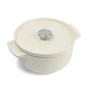 Каструля KitchenAid чавунна з кришкою 3,3 л Мигдалевий крем (CC006056-001) - зменшене зображення 1