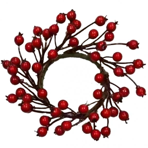 Різдвяний вінок YES! Fun Червоні ягоди D7 см (975004) picture 1