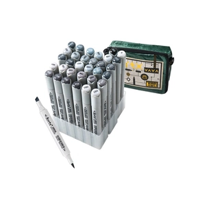 Художній маркер Arrtx Спиртові Oros ASM-03GY 32 кольори, сірі відтінки (LC302543) зображення 1