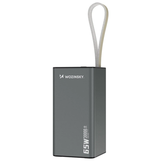 Батарея універсальна Wozinsky 30000mAh, K65+ 65W 30000mAh 2*USB-C, USB-A (5907769364457) - зображення 1