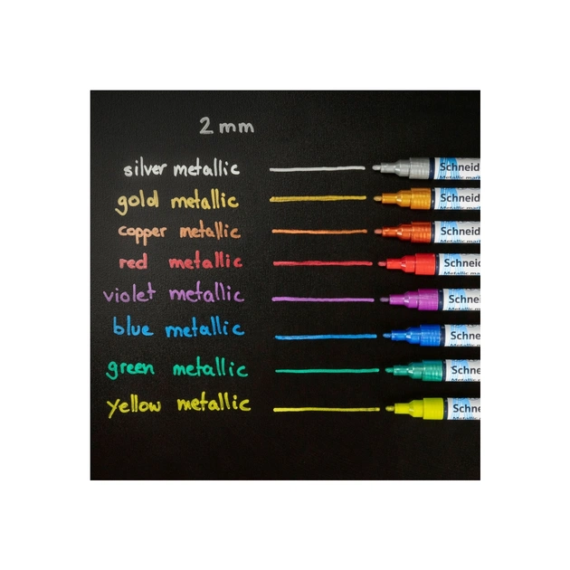 Набір маркерів Schneider металік Paint-It 2,0 мм 4 шт (ML01111502) - picture 6