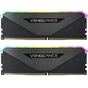 Модуль пам'яті для комп'ютера DDR4 32GB (2x16GB) 3600 MHz Vengeance RGB RT Black Corsair (CMN32GX4M2Z3600C18) - зменшене зображення 1