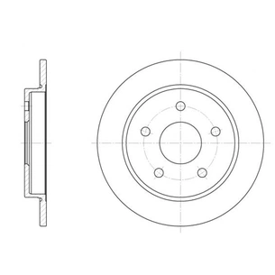 Гальмівний диск REMSA 6147.00 зображення 1