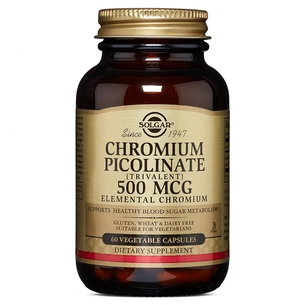 Мінерали Solgar Хром Пиколинат, Chromium Picolinate, 500 мкг, 60 капсул (SOL00871) зображення 1