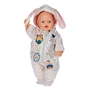 Аксесуар до ляльки Baby Born одяг для ляльки Комбінезон зайчика (838174) - зменшене зображення 3