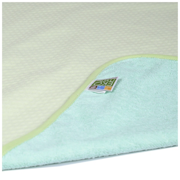 Пелюшки для малюків Еко Пупс Jersey Classic непромокаюча двостороння 65 х 90 см зелений (ПЕЛ-6590хбтрз) - picture 2