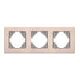 Рамка Videx BINERA мідний алюміній 3 поста (VF-BNFRA3H-CP) - уменьшенное изображение 1