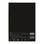 Кольоровий папір ZiBi двусторонній BLACK, А4, 14 аркушів, 7 кольорів (ZB.1909-01) - зменшене зображення 2