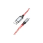 Дата кабель USB 2.0 AM to Lightning 1.0m U112 Shine gray HOCO (6931474788801) - уменьшенное изображение 2