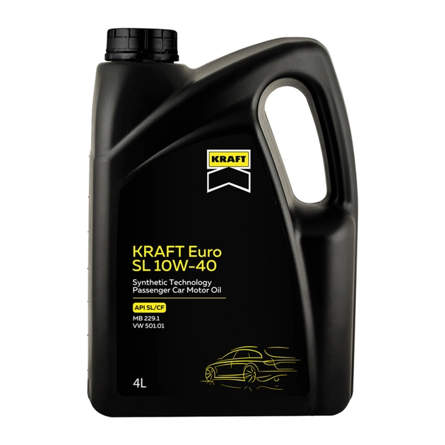 Моторна олива KRAFT Euro SL 10W-40, 4л (708438) - зображення 1