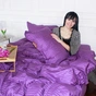Постільна білизна MirSon Satin 30-0009 Purple 160х220 Сімейний (2200005250754) - зменшене зображення 6