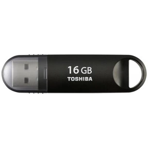 USB флеш накопичувач Toshiba 16GB Suzaku Black USB 3.0 (THN-U361K0160M4) зображення 1