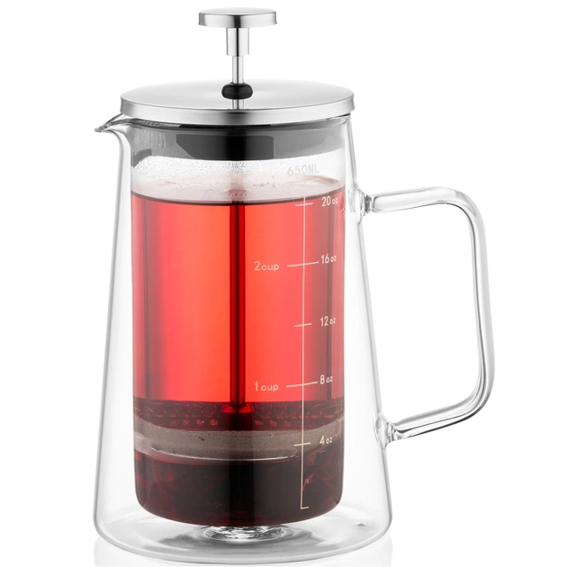 Френч-прес Ardesto Black Mars з подвійними стінками 650 мл (AR1906DWB) - picture 1