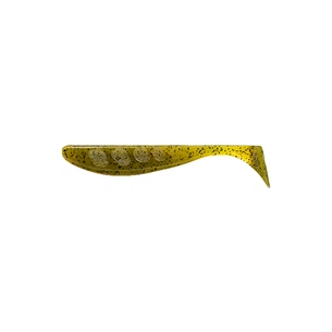 Силікон рибальський FishUP Wizzle Shad 5" 074 - Green Pumpkin Seed (4шт/уп) (1864.10.99) зображення 1
