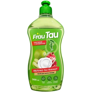 Засіб для ручного миття посуду Frau Tau Яблуко та гранат 500 мл (4820263230398) зображення 1