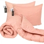 Ковдра MirSon Набір бавовняний Всесезонний 1748 Eco Light Coral Ковдра 140x205 + 2 подушки 50x70 середні (2200003709629) - зменшене зображення 1