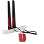 Бездротовий адаптер Fenvi FV-BE200NG Wi-Fi 7, Bluetooth 5.4 Adapter, Tri-band 2.4G/5G/6GHz - зменшене зображення 2