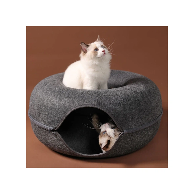 Лежак для тварин Me&Pet Інтерактивний тунель L Сірий (NMP05-02) - picture 9