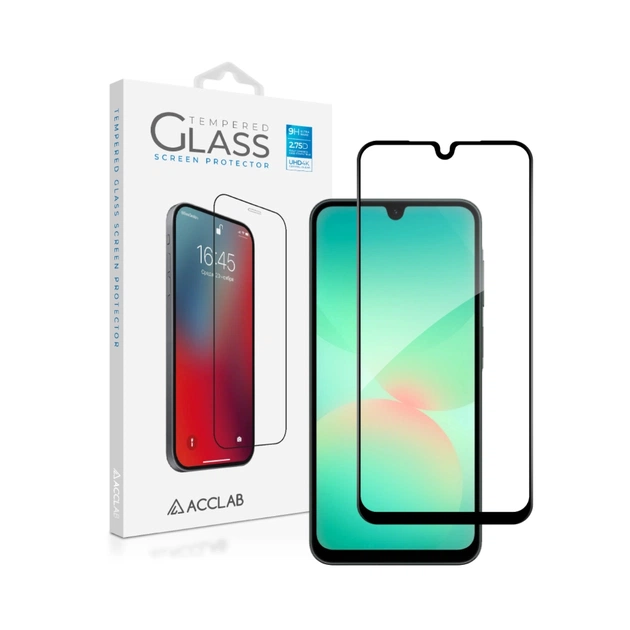 Стекло защитное ACCLAB Full Glue ESD Samsung A27 Black (1283126636172) - изображение 1
