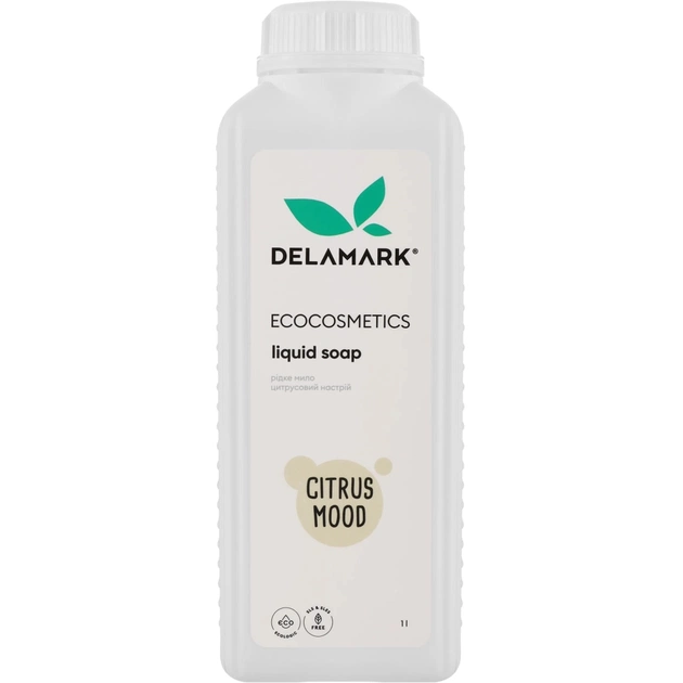 Жидкое мыло DeLaMark Цитрусовое настроение 1 л (4820152331922) - изображение 1