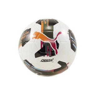 М'яч футбольний Puma Orbita 6 MS 084335-01 білий, чорний, помаранчевий 5 (4067981508488) зображення 1
