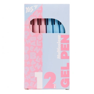 Ручка гелева Yes Vector 0,5 мм автоматична 4 кольори (420458) зображення 1