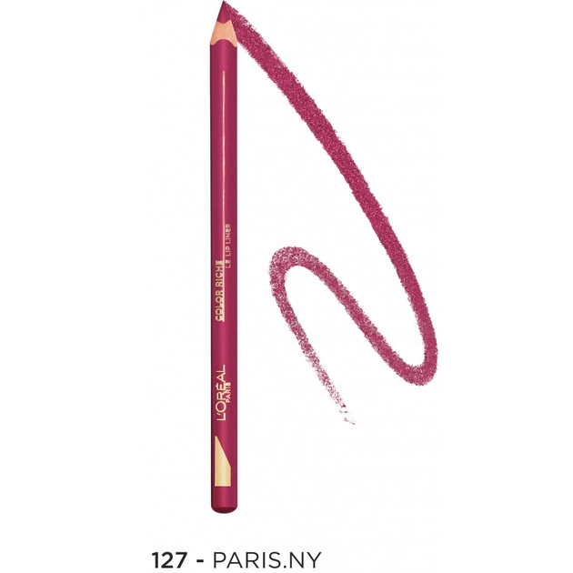 Олівець для губ L'Oreal Paris Color Riche Le Lip Liner 127 - Paris Ny (3600523827718) - picture 3
