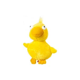 Іграшка для собак GiGwi Plush Качка з пищалкою 11 см (75020) зображення 1