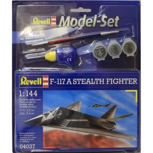 Збірна модель Revell Літак F-117 Stealth Fighter 1:144 (64037) зображення 1