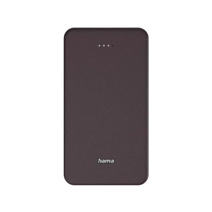 Батарея універсальна Hama 20000mAh, 15W/5V/3A, USB-C, USB-A, plum (00201715) зображення 1