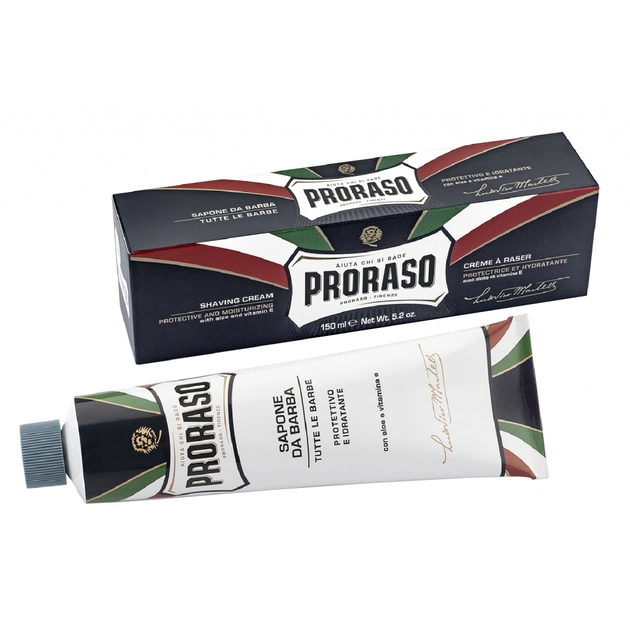 Крем для бритья Proraso с экстрактом алоэ и витамином Е 150 мл (8004395001477) - изображение 1