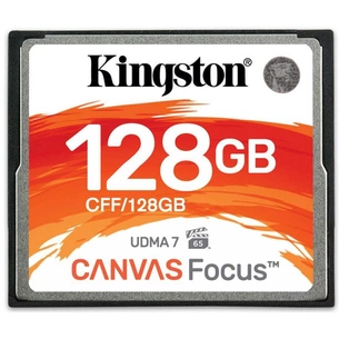 Карта пам'яті Kingston Compact Flash Card 128Gb Canvas Focus UDMA7 (CFF/128GB) зображення 1