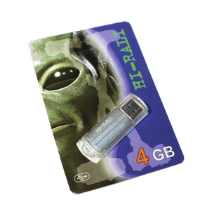 USB флеш накопитель Hi-Rali 4GB Corsair Series Silver USB 2.0 (HI-4GBCORSL) изображение 1