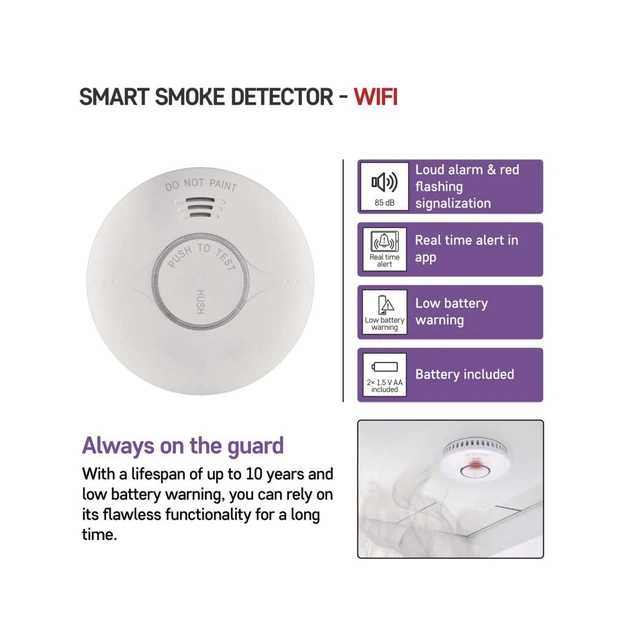 Датчик диму EMOS P56500S ZigBee (P56500S) - зображення 10