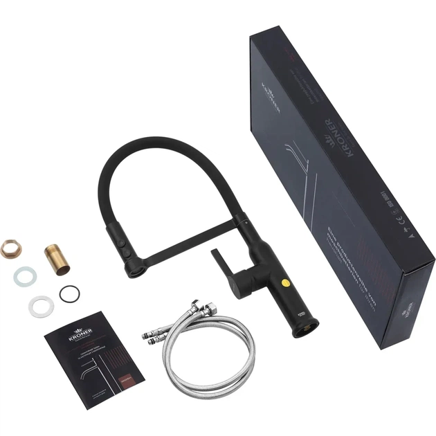 Змішувач Kroner Ersel-SCH03112BLK (CV035578) - зображення 9