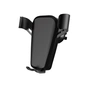 Універсальний автотримач ColorWay Soft Touch Gravity Holder Black (CW-CHG03-BK) - зменшене зображення 1