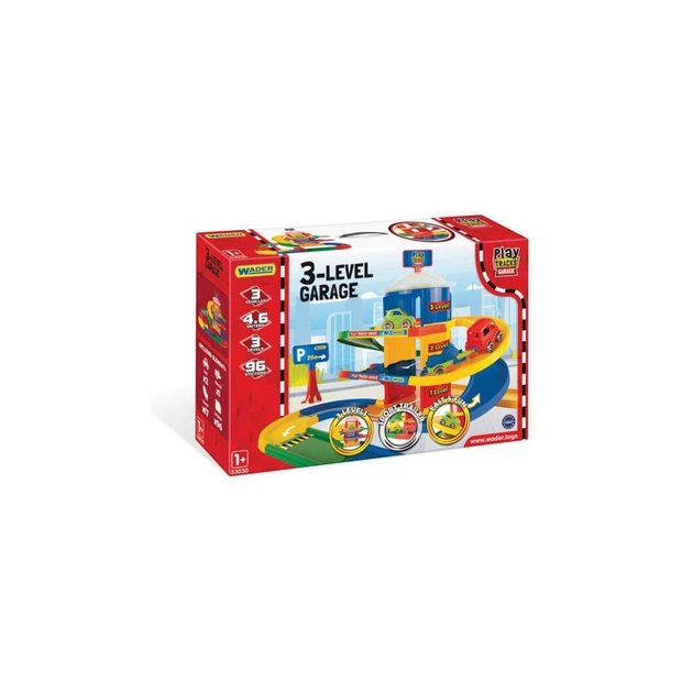 Ігровий набір Wader Play Tracks Garage - гараж 3 поверхи (53030) - picture 1