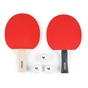 Комплект для настільного тенісу Butterfly Racket Set Easy 2 Bats 3 Balls (6257623202) (932197) - зменшене зображення 2