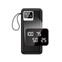 Батарея універсальна XoKo 20000mAh, 10W, LED flashlight, black (WK-R37) - зменшене зображення 9