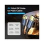 Кабель мультимедійний Mini DisplayPort to Mini DisplayPort 2.0m V1.4 8K 60Hz 32.4Gbps Blue Aluminum Alloy Vention (HCGLH) - уменьшенное изображение 2