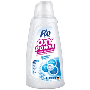 Засіб для видалення плям Flo Oxy Power White для білих тканин 1.5 л (5900948237696) зображення 1