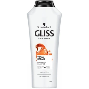 Шампунь Gliss Total Repair для сухого та пошкодженого волосся 400 мл (9000100549493) зображення 1