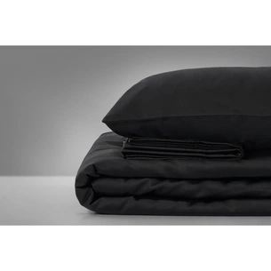 Простирадло MirSon Сатин Premium 0055 Black Pearl 240х260 см (2200001729711) зображення 1