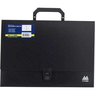 Папка - портфель Buromax A4/35мм, black (BM.3724-01) зображення 1